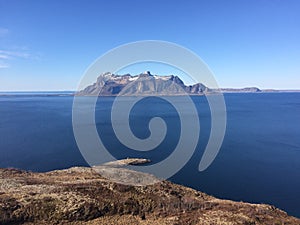 The view from the higher mountains in Gildeskaal in the North of Norway