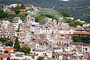 Picture of Taxco, Guerrero a colorful town in Mexico.