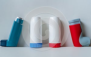 Different types of asthma inhalers