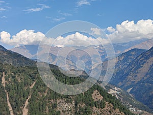 Picture of a tranquil and scenic majestic Himalayan mountains