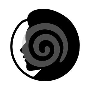 Picture vector glyph flat icon