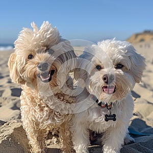 picture of a white Bichon Frise dog photo