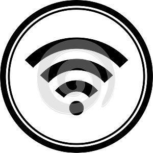 The picture of wifi signal icon design