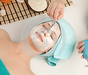 Picture of a woman at spa procedures