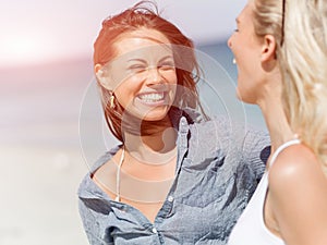 Picture women on the beach