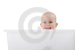 Picture of young smiling baby