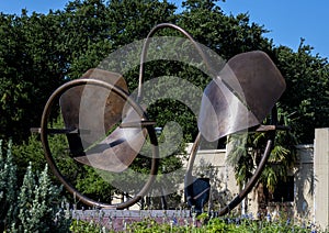`Whirl` by John Christensen at the Bath House Cultural Center on White Rock Lake in Dallas, Texas.