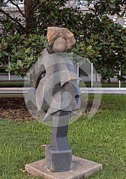 `Running Girl` by Dominic Benhura, Hall Park, Frisco, Texas