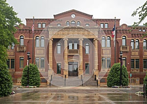 Southlake Town Hall at 1400 Main Street in Southlake, Texas.