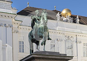 Equestrian statue of Emperor Joseph II, Josefsplatz, Vienna, Austria