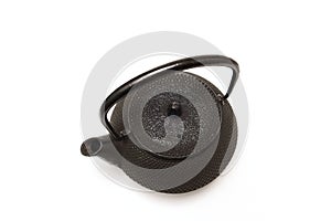 Iron teapot called Nambu ironware in Japan