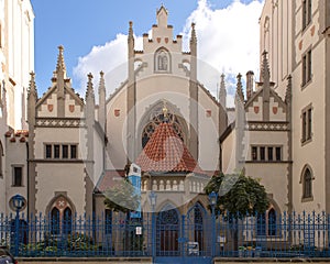 Maisel Synagogue, historical monument of the former Prague Jewish Quarter