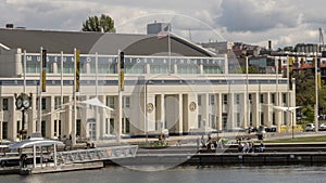 The Museum of History and Industry, in the South Lake Union neighborhood of Seattle, Washington.