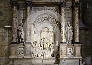 Presentation of the Virgin Mary by Agostino Busti, Milan Cathedral. photo