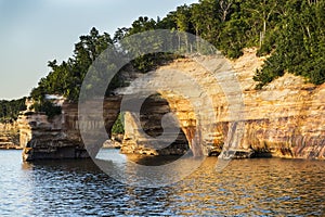 Pictured Rocks National Park Michigan photo