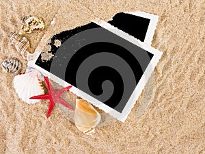 Pictures in a beach concept