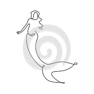 pictures of continuous lines of mermaids