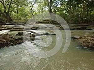 Pictures of Manik river located near sacred place of worship,Katharagama in Srilanka