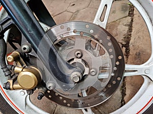 Pictures of motorcycle front disc brake disc steel discs