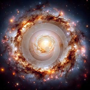 Pictures obtained from space telescope show the center of the milky way.