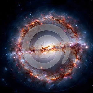 Pictures obtained from space telescope show the center of the milky way.