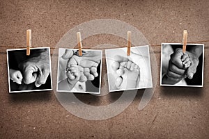 Fotografías de padre mano a un nino 