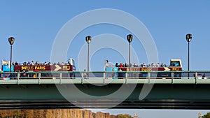 Pictures of Paris while walking along the river Seine