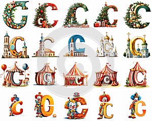pictures of words starting with C letter