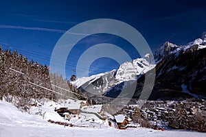Picturesque Alpine village