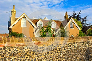 Picturesque architecture Walmer town Kent England