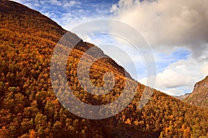 Mountain landscape of Norway. Skandinavia. photo