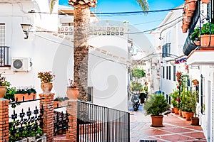 Picturesque backstreet of Rancho Domingo. Spain photo