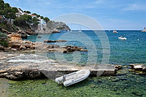 Picturesque beach of Andratx in Mallorca, Spain