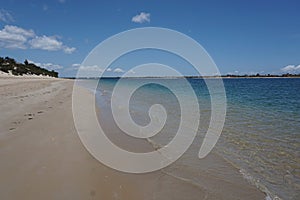 Picturesque beach on Lamu Island close to Shela