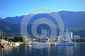 Picturesque Budva town view,Montenegro