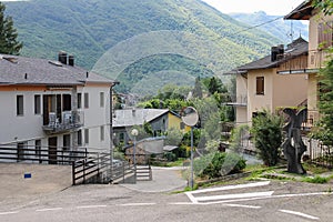 Picturesque buildings in Fanano, Emilia Romagna