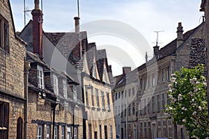 Picturesque Cirencester`s quaint old streets