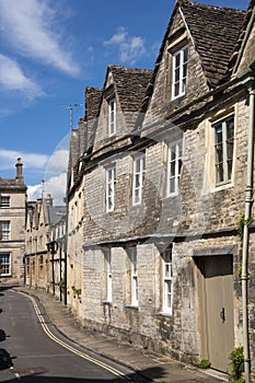 Picturesque Cirencester`s quaint old streets