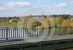 Picturesque city of Briare in Loiret