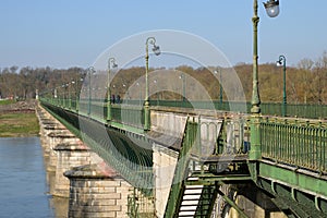 Picturesque city of Briare in Loiret