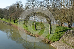 Picturesque city of Briare in Loiret