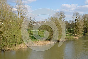 Picturesque city of Briare in Loiret