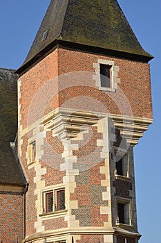 Picturesque city of Gien in Loiret