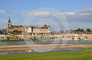 Picturesque city of Gien in Loiret