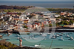 Picturesque coastland in San Cristobal island photo