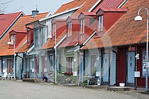 Picturesque colorful homes