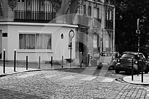 Picturesque corner in Montmartre neighborhood