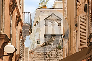 Picturesque corner in the old town. Zadar. Croatia.