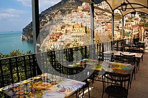 Picturesque corner. Positano. Campania. Italy