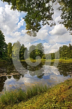 Picturesque corners of Pavlovsk park